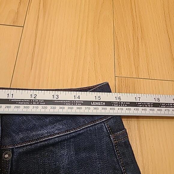 G Star Raw Jeans 30x30 Blue 3301 Slim Fit Button Fly Stretch Dark Wash Indigo - Picture 9 of 9